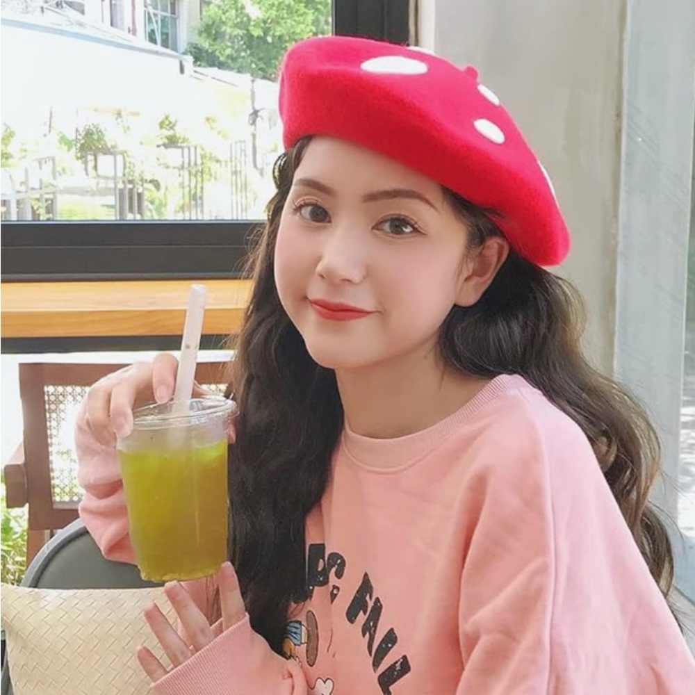 Women’s Mushroom Beret.